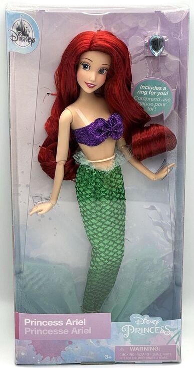 Disney Other - Disney Store Exclusive Princess Ariel 12” Classic Doll w/Ring The Little Mermaid